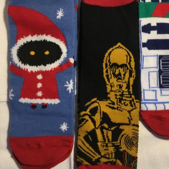 Star Wars Christmas Themed Ankle Socks | 3 Pairs | NWOT - Picture 5 of 6